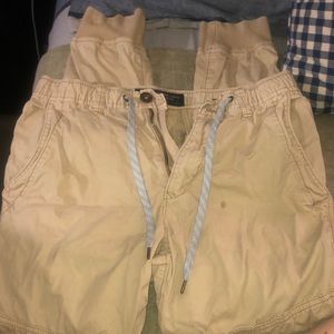 American Eagle Outfitters Joggers Tan Great Condition Size Small